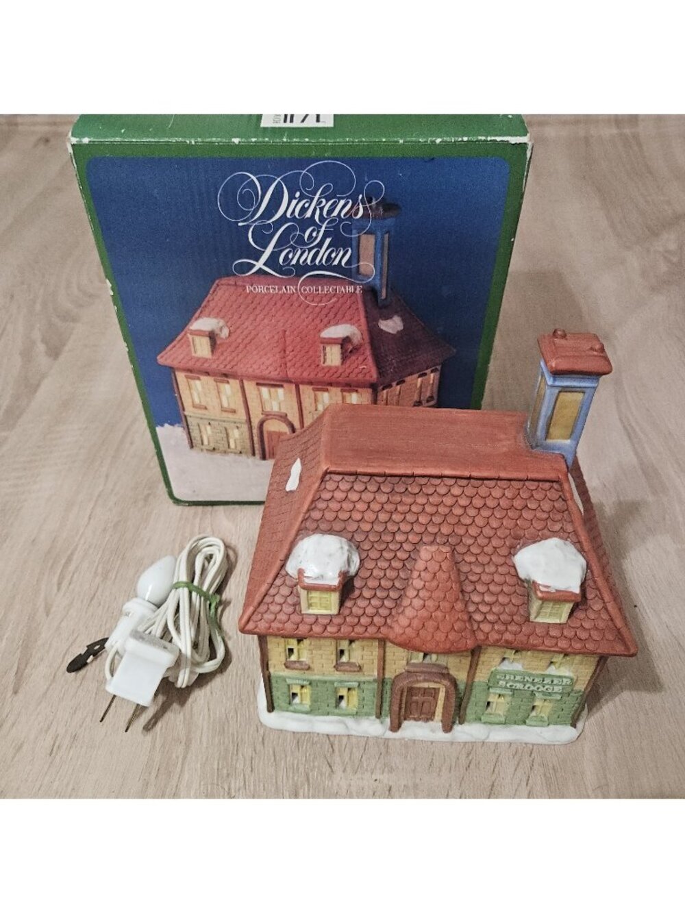 Dickens Of London Lighted Christmas Village, Ebenezer Scrooge Building House